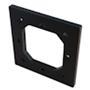 PHG Zwischenrahmen VOXIO schwarz (ähnl.RAL9004) 81x81x6mm Polystyrol